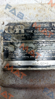 54J20-B  Gorman Rupp